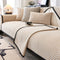 Two-Tone Woven Herringbone Skin-Friendly Polar Fleece Couch Cover