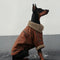 Vintage Aviator Dog Jacket with Shearling Lining - Warm and Stylish