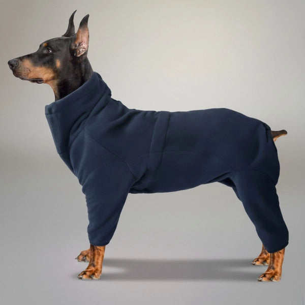 Fleece Dog Suit – Cozy and Full-Body Warmth for Cold Weather
