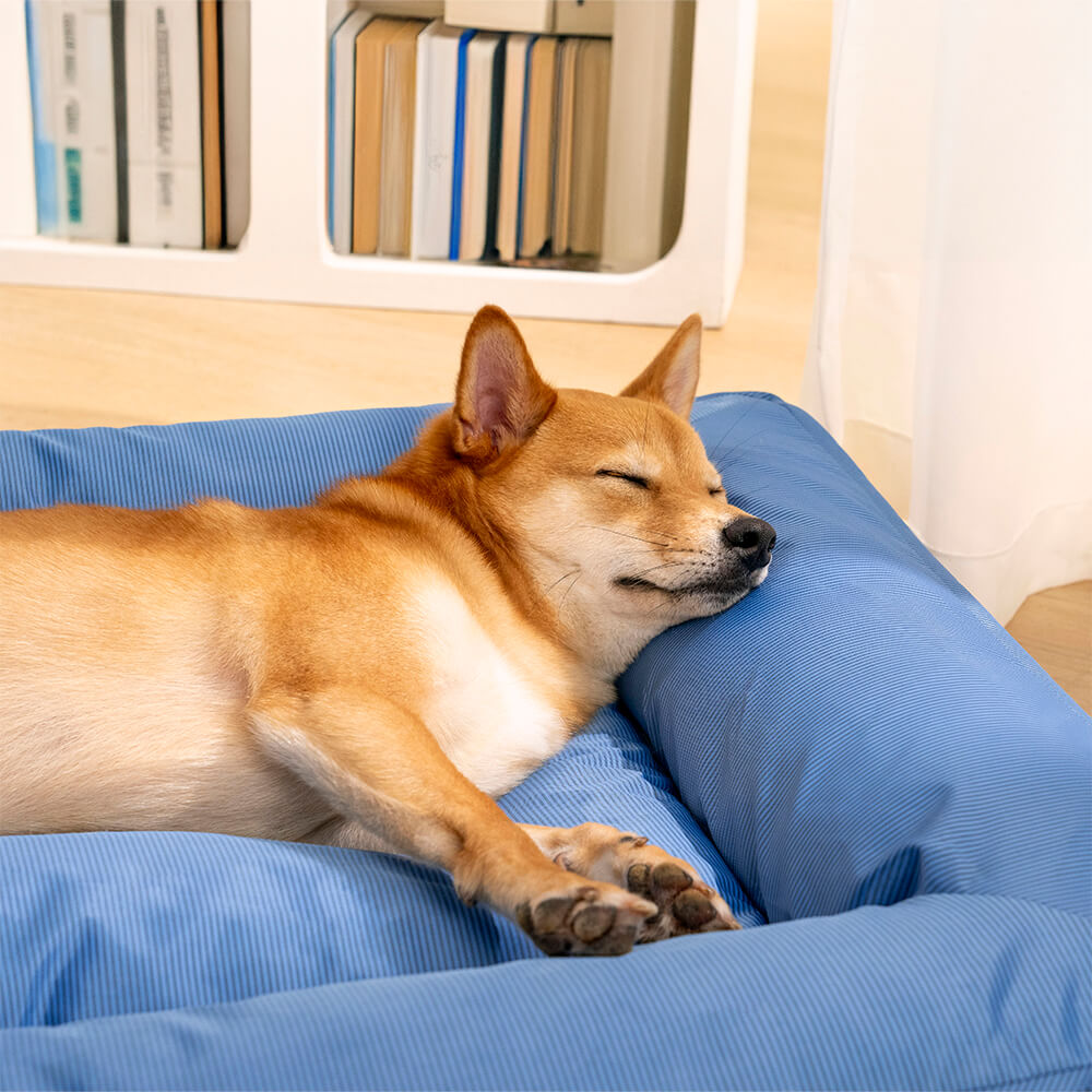 Cama grande impermeável para cães com suporte surround totalmente ortopédico