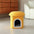 Portable Home Ottoman Pet House Foldable Condo Cat Cave