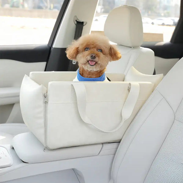 3 In 1 Portable Multi-Purpose Waterproof Pet Car Seat Central Console for Small Dogs