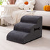 Adjustable Non-Slip Washable Soft Dog Stairs with Gentle Ramp