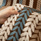 All-Season Colorful Leaf Chenille One Piece Throw Couch Cover