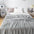 All-Season Lightweight Breathable Cotton Waffle Throw Blanket for Pets & People
