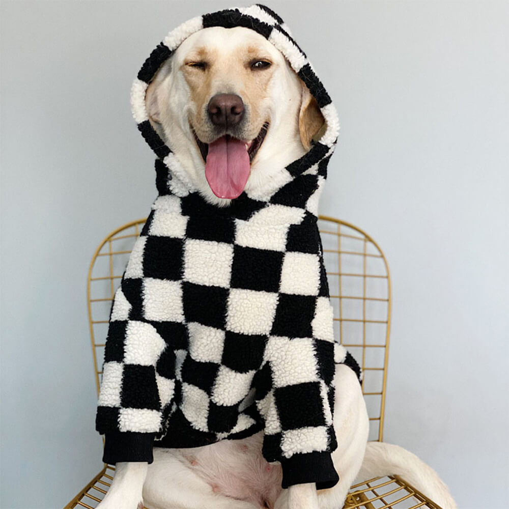 Bold Color Stripe Warm Breathable Dog Hoodie