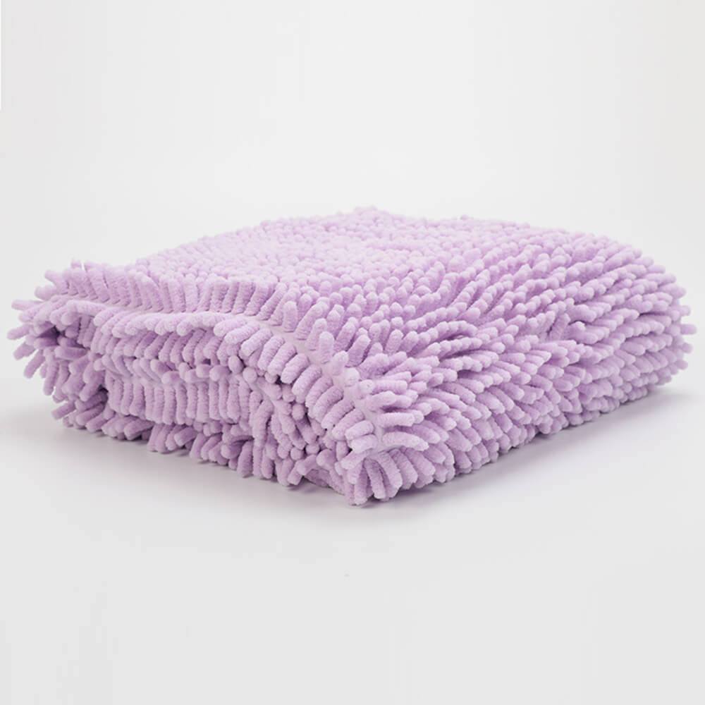 Chenille Microfiber Ultra-Absorbent Soft Thicken Dog & Cat Towel