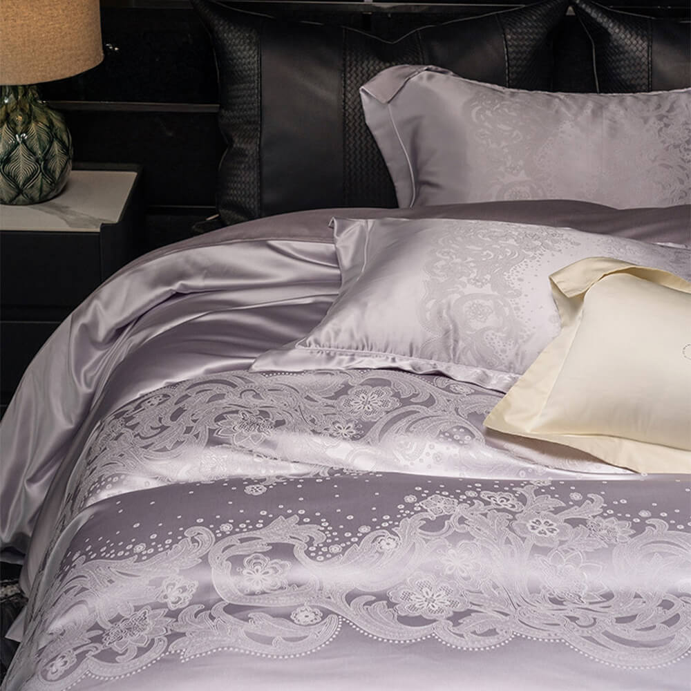 Elegant Luxury Silky High-Density Tencel Cotton Bed Sheet Set