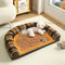 Faux Lambswool U-Shaped Removable Washable Orthopedic Pet Bed