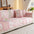 Floral Chic Sofa Decoration Protection Wave Edge Non-Slip Couch Cover