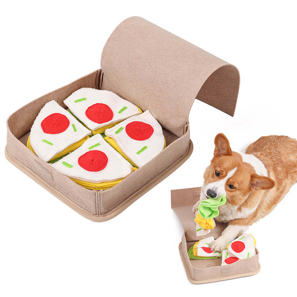 Interactive Slow Feeder Toy Pizza Snuffle Mat Dog Toy