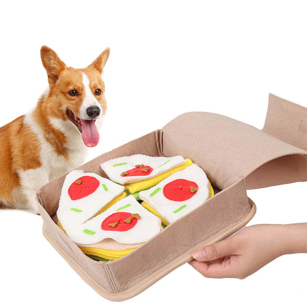 Interactive Slow Feeder Toy Pizza Snuffle Mat Dog Toy