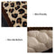 Leopard Print Plush Quilted Couch Cover