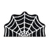 Luxurious Faux Cashmere Halloween Carpet - Soft and Spooky Spider Web Design Rug