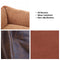 Luxury Faux Leather Soft Fleece Washable Dog Sofa Bed