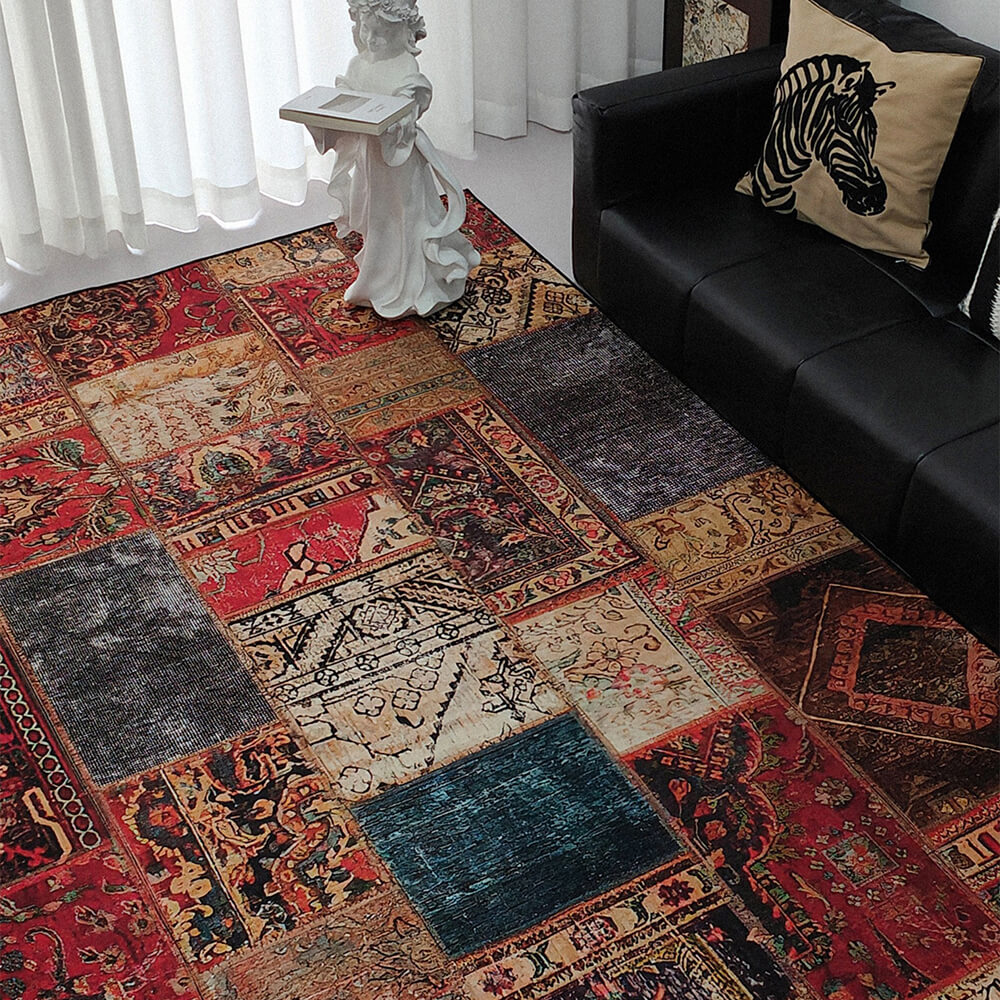 Persian Exotic Style Anti-Bacterial Stain-Resistant Home Decor Carpet