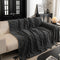 Plush Paw-Patterned Soft Sofa Protector Throw Couch Cover