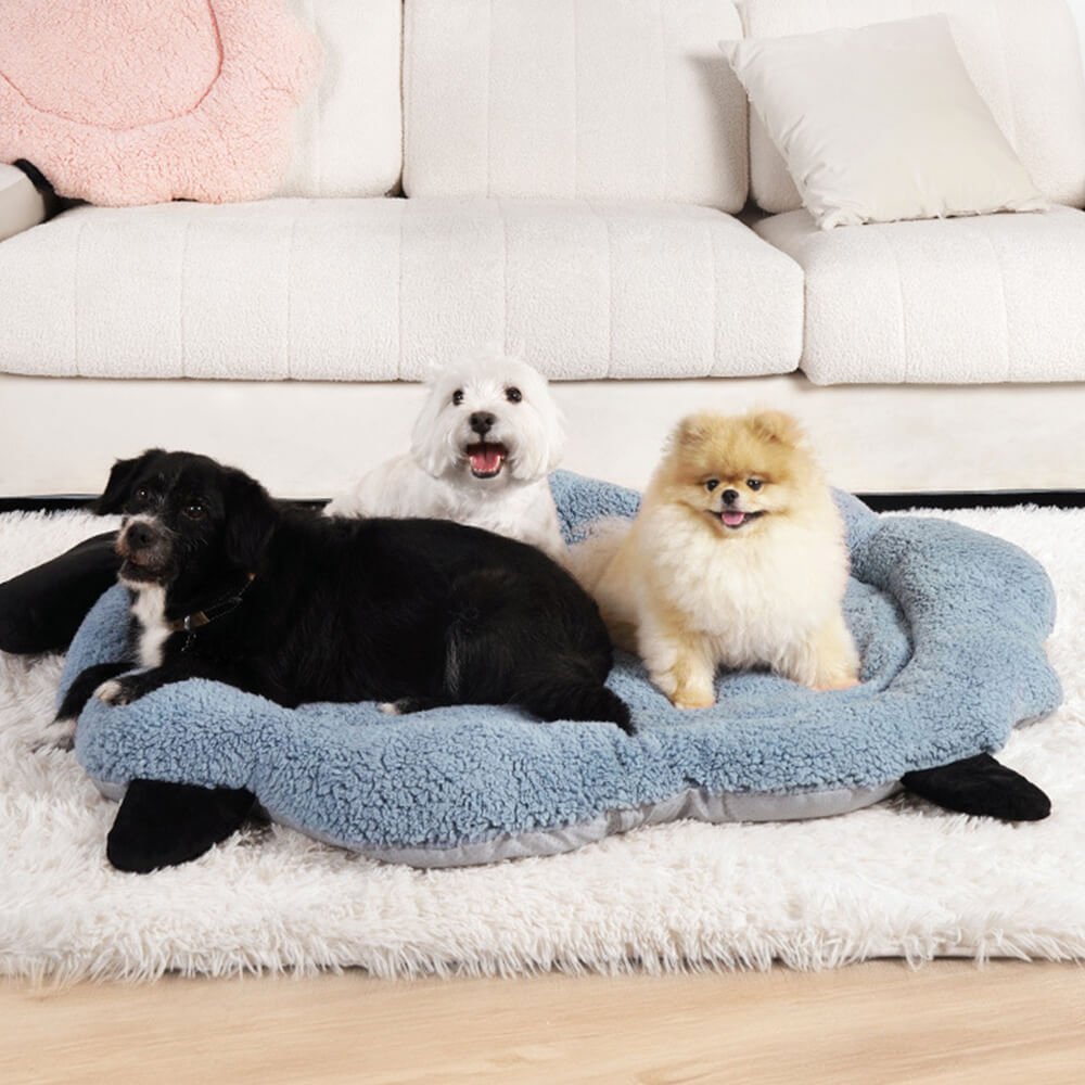 Sheep Shaped Cotton Velvet Warm Multi-Functional Dog & Cat Mat