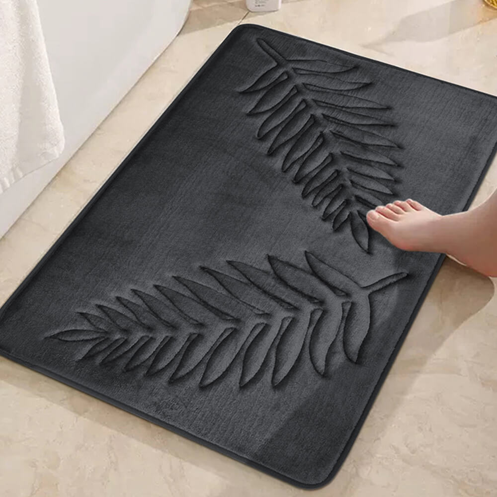 Soft Flannel Cozy Non-Slip Water-Absorbent Decorative Home Rug