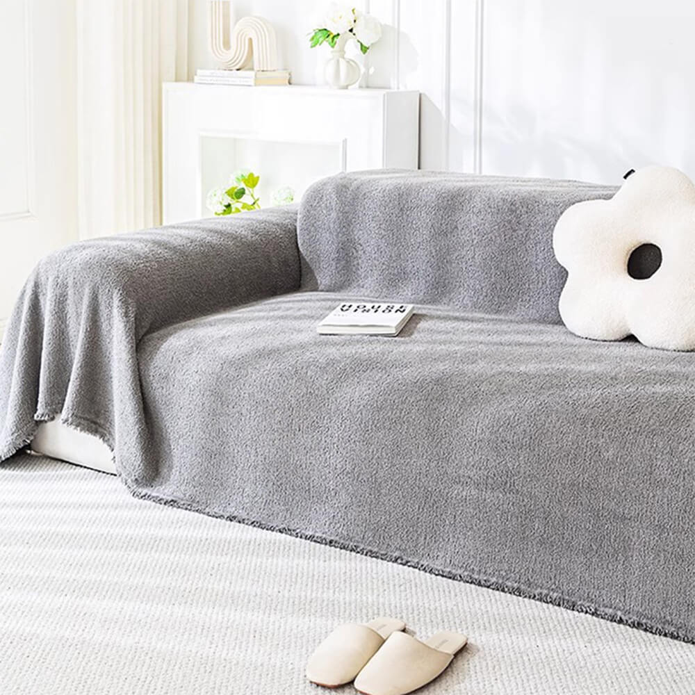 Soft Plush Waterproof Multi-Purpose Sofa Protection Couch Cover