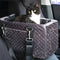 Soft Velvet Quilted Multifunctional Center Console Dog Car Seat