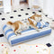 Striped Cotton Thick Padded & Soft Dog Pillow Bed