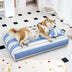 Striped Cotton Thick Padded & Soft Dog Pillow Bed