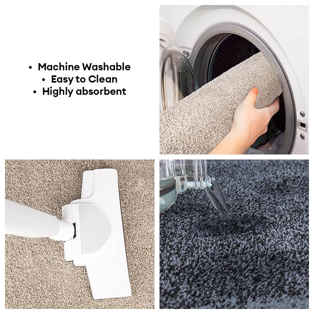 Thick Plush Absorbent Mud-Resistant Pet Door Mat for Dirty Paws