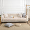 Thick Textured Weave Cotton Linen Anti-Scratch Couch Cover