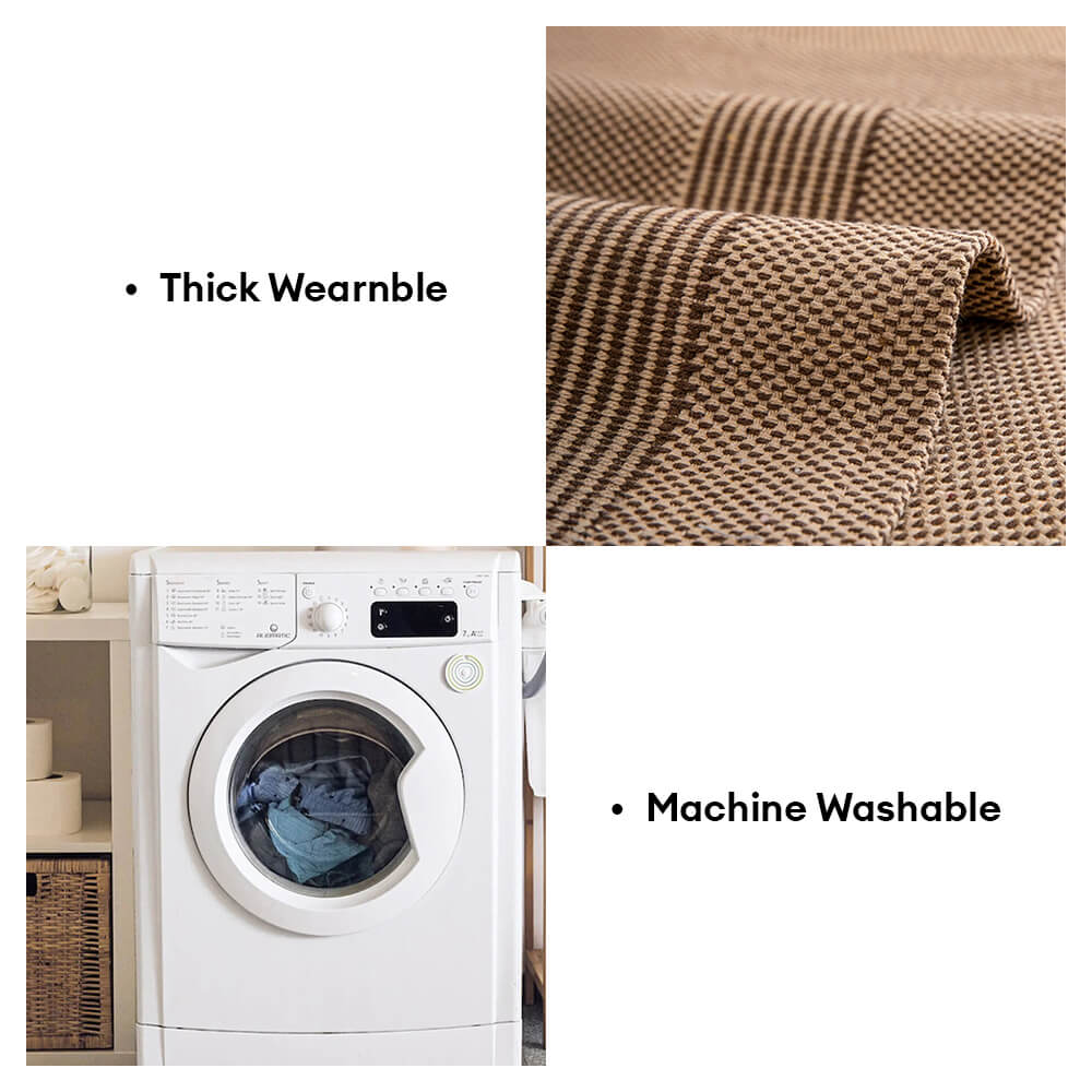 Thick Textured Weave Cotton Linen Anti-Scratch Couch Cover