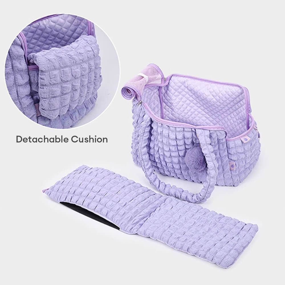 Trendy Cozy Lightweight Breathable Detachable Pet Carrier Shoulder Bag