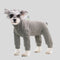 Warm Soft Fleece High-Neck Four-Legged Dog Jumpsuit with Adjustable Waist