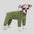 Warm Soft Fleece High-Neck Four-Legged Dog Jumpsuit with Adjustable Waist