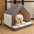 Warming Full Sponge Durable Scratch-Resistant Dog House - SnuggleHome
