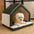Warming Full Sponge Durable Scratch-Resistant Dog House - SnuggleHome