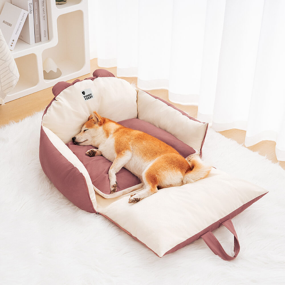 Cama grande para assento de carro para cães Fun Zootopia Series Travel Safety