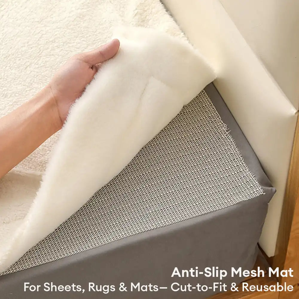 Cut-to-Size Multi-Purpose PVC Anti-Slip Grip Pad for Rugs, Beds, Sofas & More