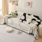 Geometric Fringe Double-Sided Chenille Non-Slip Throw Couch Cover