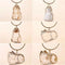 Multi-Pack Mini Pet Hair Capsule Keychain Charm for Dog & Cat Lovers