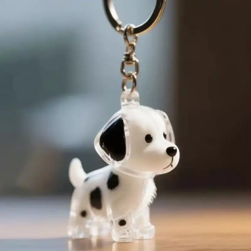 Multi-Pack Mini Pet Hair Capsule Keychain Charm for Dog & Cat Lovers