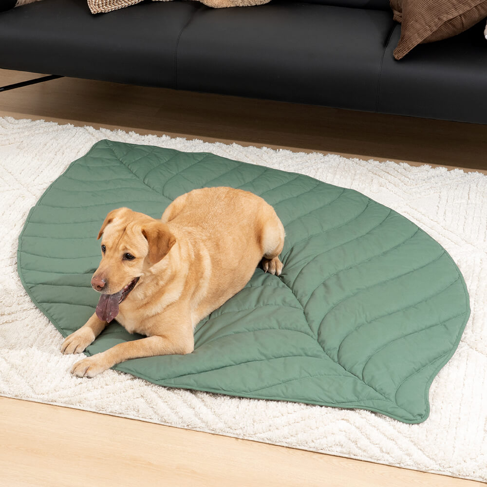 Super Large Leaf Shape Human Mat Dog Blanket