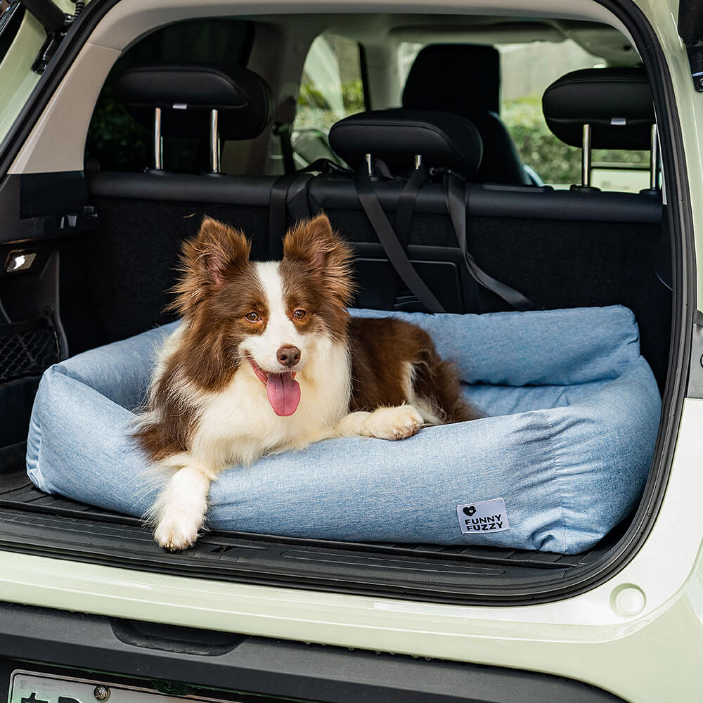 Cama de assento traseiro de carro para cachorro lavável durável e completa para viagem