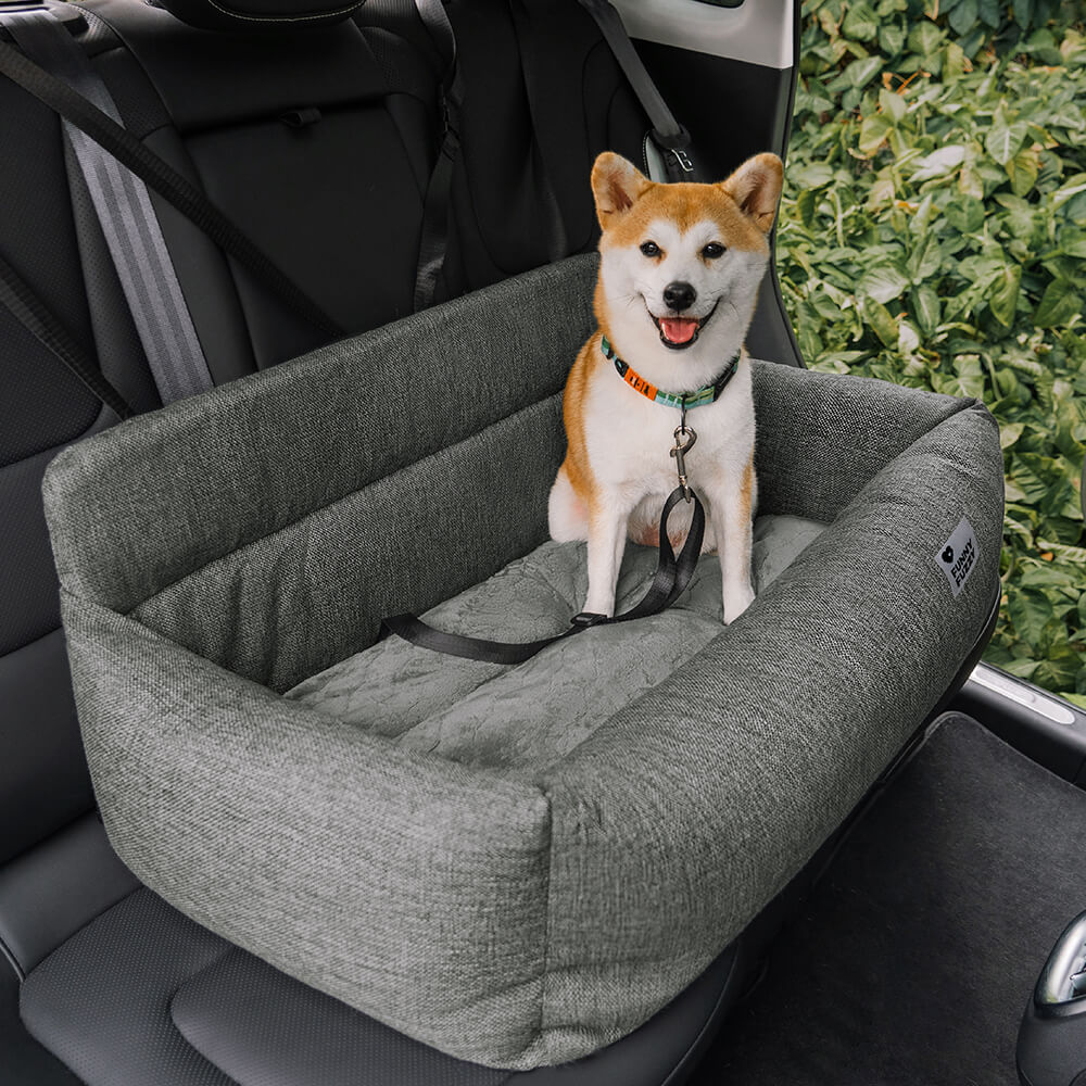 Cama de assento traseiro de carro para cachorro lavável durável e completa para viagem