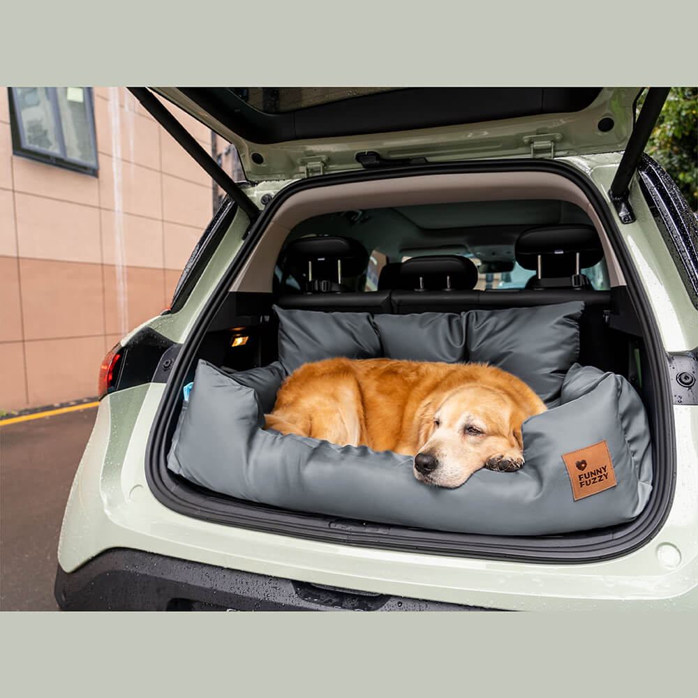 Reforço de viagem para segurança à prova d'água médio grande para cachorro cama traseira do carro