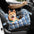 Cama de assento de carro para cachorro de segurança de viagem xadrez vintage