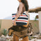 Handmade Lightweight Cotton Woven Beach Bag Pet Carrier- Summer Vacation