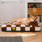 Handmade Plush Chessboard Orthopedic Support Dog Bed with Pillow