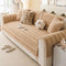 Lazy Chic Plush Winter Sofa Protector Skin-Friendly Couch Cover