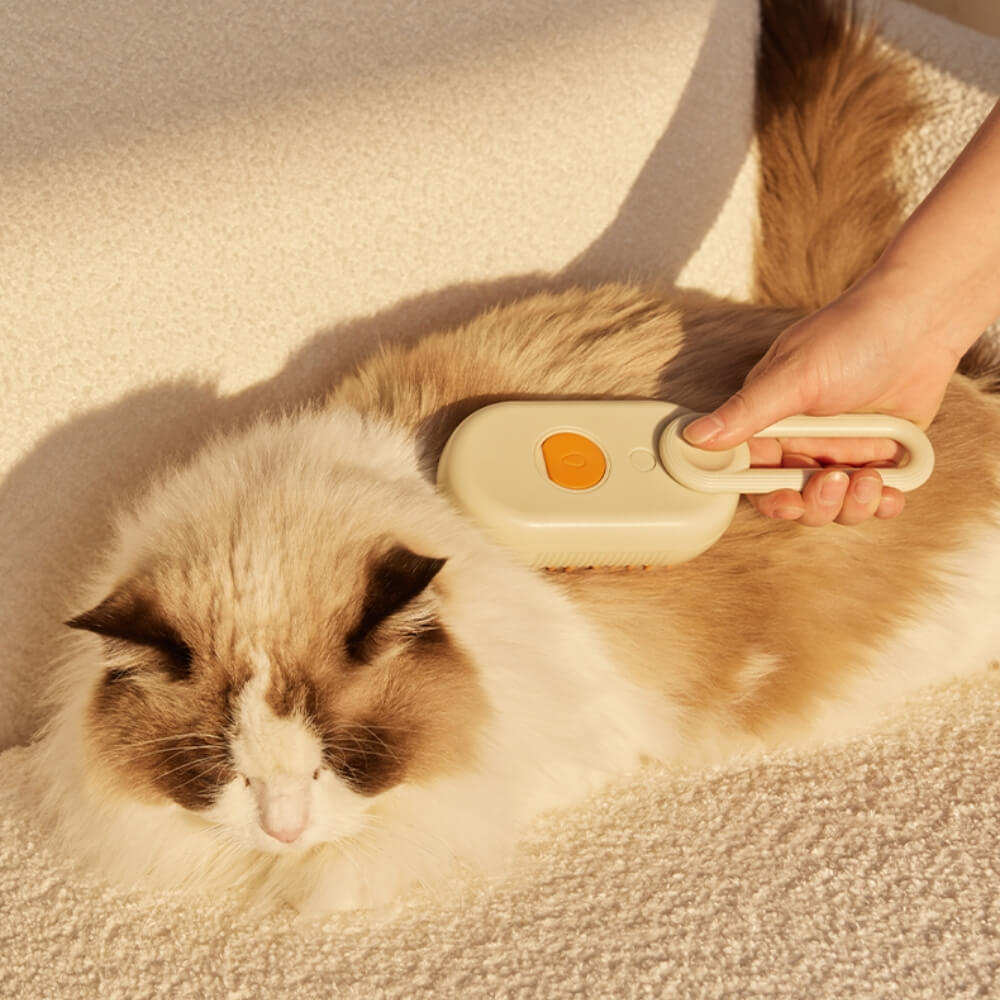Pente de massagem em spray para cuidados com animais de estimação