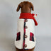 Plaid Winter Dog Jacket with Scarf – Festive and Cozy for the Holidays